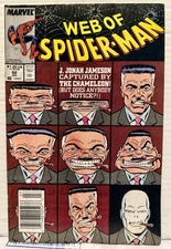 WEB OF SPIDER-MAN #52 (Marvel 1989) Chameleon • FN+/VF- • Combined shipping