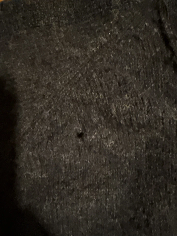 Pendleton Mujer 100% Lana Cárdigan Suéter Gris/Azul Bordado Flor Pequeño Foto 3 de 4