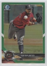 2018 Bowman Draft Chrome Green Refractor 84/99 Jon Duplantier #BDC-108 y0i