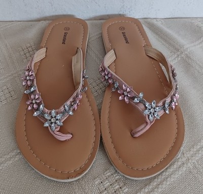 Sandalen Zehentreter Mädchen Größe 33 Graceland mit Glitzer ohne Versandkosten !