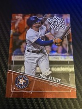 2022 Topps - 2021's Greatest Hits Jose Altuve  3/10 Houston Astros