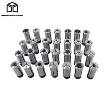 28 Precision-Ground 5C Collets Set With Rack - Metric 1-28mm
