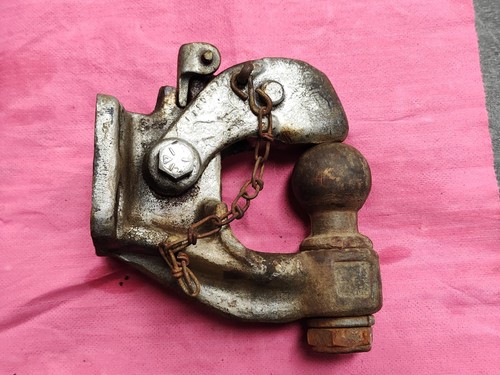 Pintle Trailer Hitch 5 Ton Military Dump Truck 2" Ball
