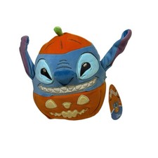 Squishmallows Disney STITCH Pumpkin Halloween 8" Plush Stuffed Jack O Lantern