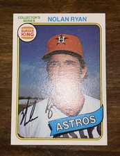 1980 Topps Burger King Nolan Ryan 9 CENTERED Beauty First Astros Card 