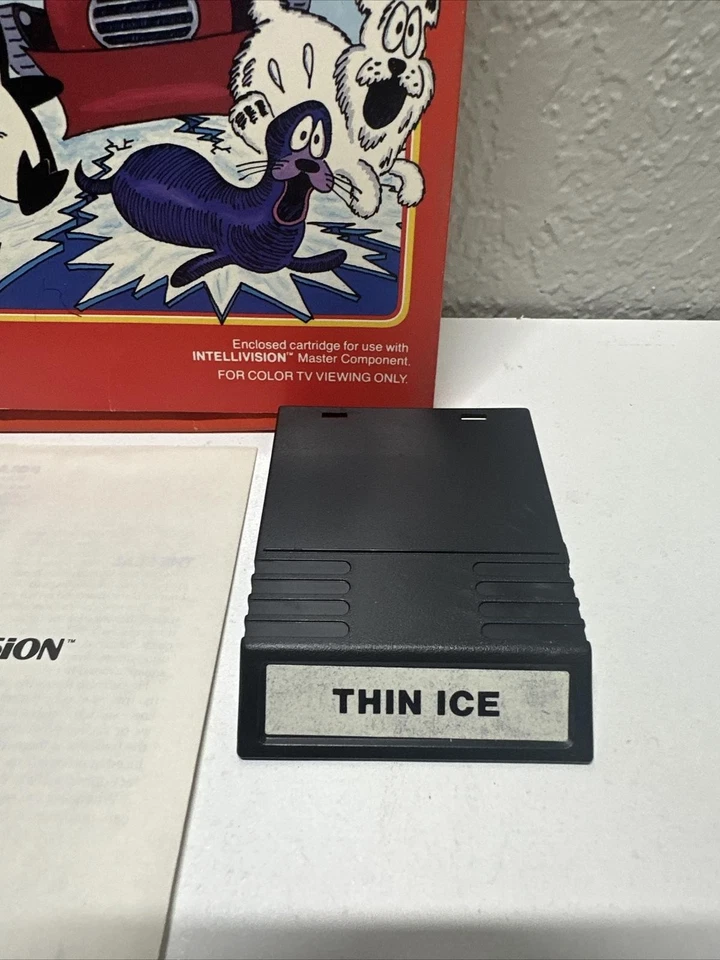 Thin Ice Game, Box,Manual (Intellivision, 1986) - Image 2 of 4