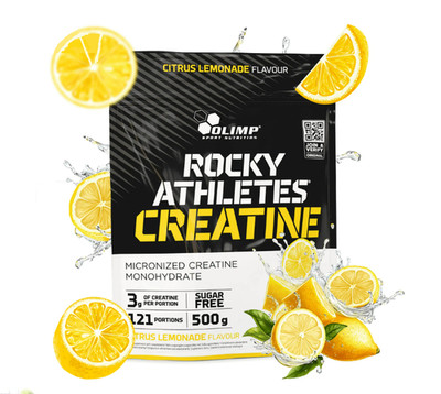 Olimp Rocky Athletes Kreatin 500 g Zitrus-Limonade Beutel ! ! !