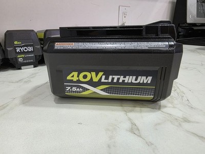 Ryobi 40V Lithium-Ion (Li-Ion) 7.5Ah Battery Pack Power Tool Battery Black