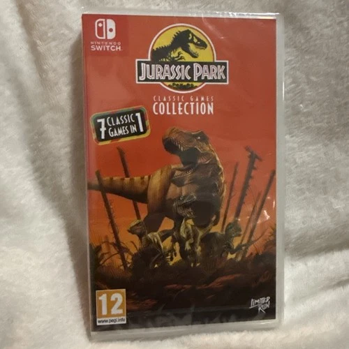 Sealed Jurassic Park Classic Games Collection - Limited Run - Nintendo Switch