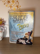 Vintage BV Leisure Murder Mystery Murder on the Med Party Game - Incomplete