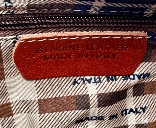 Firenze Shoulder Bag Italian Handmade Leather Bag Prestigious Florence Vintage , $220 - Photo 7