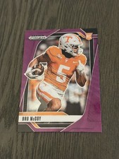 2025 Panini Prizm Draft Picks Purple Wave Prize #123 BRU MCCOY Rookie Card RC. rookie card picture
