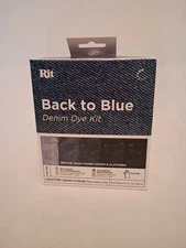 Band New Rit Back to Blue Denim Dye Kit Restore Faded Jeans Bold Blue ColorStay 