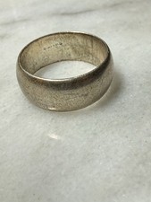 Stamped Sterling Silver Ring Band Size 6 Classic Simple Anniversary Wedding 5.1g