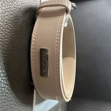 Steve Madden Women's Size Medium Beige Faux Leather Belt NWT