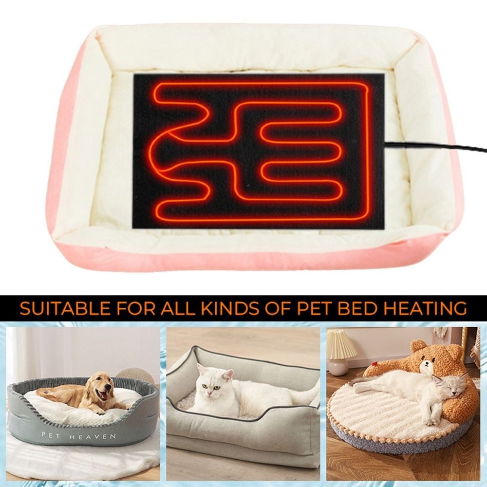 Dog Cat Bed Pet Electric Blanket Pet Heating Mat Heater Carpet Dog Heating Pad