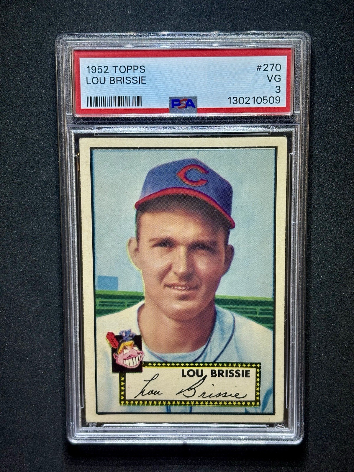 1952 Topps - Lou Brissie #270 Milwaukee Braves PSA 4 - Fresh Slab