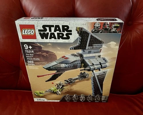 LEGO Star Wars The Bad Batch Attack Shuttle Set 75314, Hunter, Collector Box