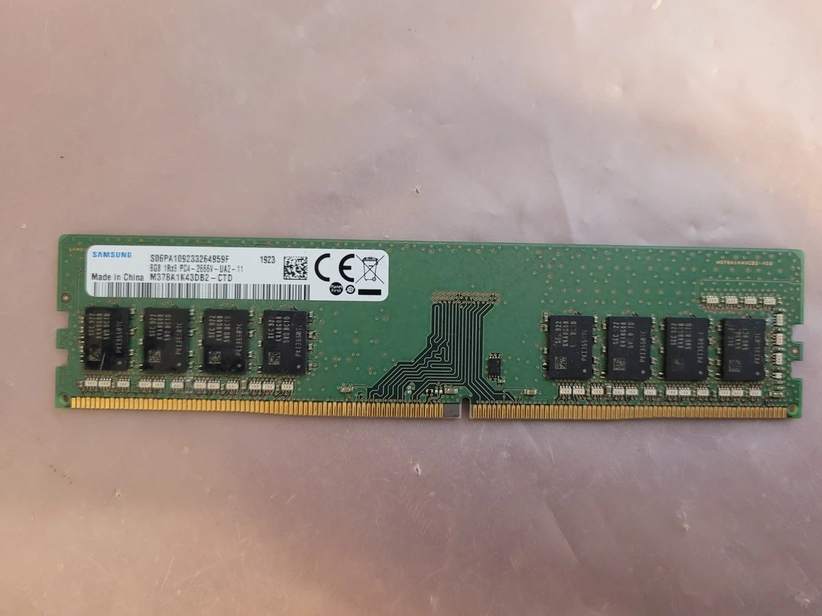Samsung PC4-21300 (DDR4-2666) Bus Speed Computer RAM 8 GB Capacity