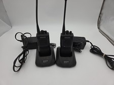 Kenwood TK-360G UHF Handheld Two-Way Radio Lot of 2 w/ Chargers Tested Working