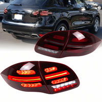 Voll Led Dynamische RüCkleuchten Set FüR Porsche Cayenne 92A 2010-2015 Rot Smoke