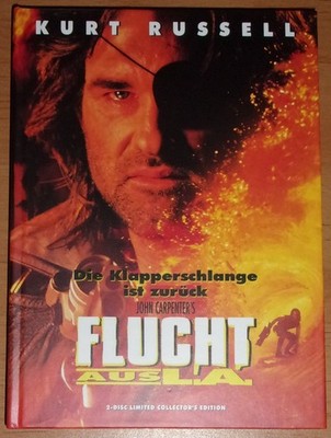 ESCAPE from L.A. - FLUCHT aus L.A. (Kurt Russell) Mediabook (BLU-RAY + DVD) TOP