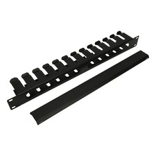 2U Rack Mount Cable Management 12 Slots With Dustproof Panel For 19inch Sta ISIN