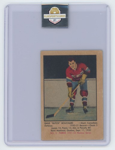 Butch Bouchard #3 card