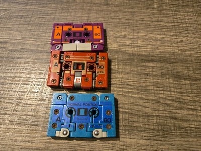 Vintage G1 Transformers Lot Cassette Grand slam Beastbox And Squawktalk