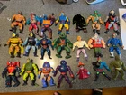 He-Man Vintage MOTU 20 Action Figure Lot and Vintage Jumbo Storage Case