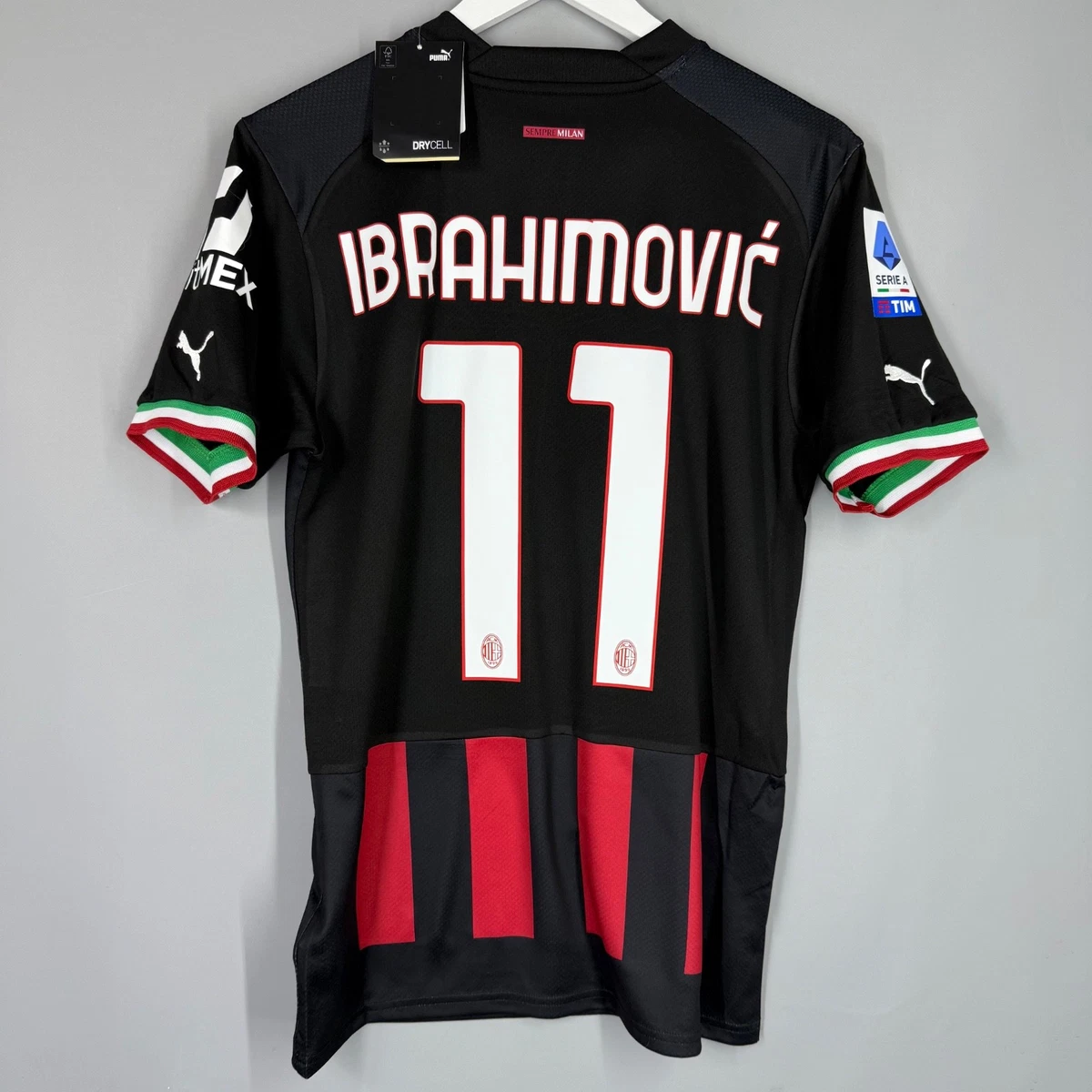 Zlatan Ibrahimovic AC Milan White International Club Soccer Fan