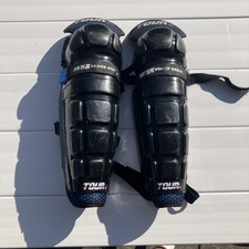 TOUR CDN MSX Shock Series Knee/Shin Guard Medium 13/14,Field, Ice, Roller Hockey