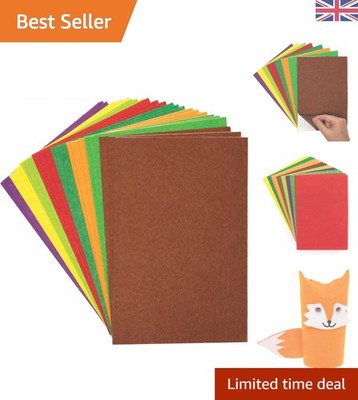 Kinder Herbst Basteln Essentials: 24 selbstklebende Filzblätter für kreativen Spaß
