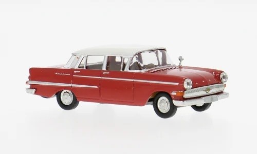 Brekina 20812 - 1/87 Opel Kapitän, Red, 1959 - New