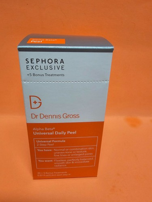 #ad Dr. Dennis Gross Alpha Beta Universal peel exp 8 27 35 pack pack normal skin $45.00