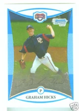 Graham Hicks Washington 2008 Bowman Chrome Draft