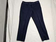 Tommy Hilfiger Women Casual Dress Slack size 10 Navy Blue (lot 214)