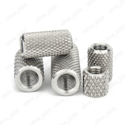 304 Stainless Steel Knurled Lengthen Round Thumb Nuts Standoff Pillar M3-M16