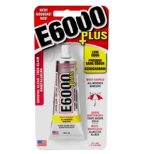 E6000 570110 Acid-Free Clear Waterproof All-Weather Adhesive 0.9 oz.