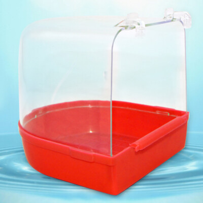 Couverte pour Cage acheter Perroquet Baignoire Douche Bain d'Oiseau Accessoires