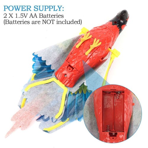Fun Bird Interactive Cat Toy Electric Hanging Flying Bird Kittie Stick Catch Toy - Picture 8 of 17