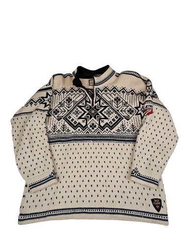 DALE of NORWAY Dale Classic US Ski Team Nordic Pure Wool Sweater Mens Medium - 第 1/15 張圖片