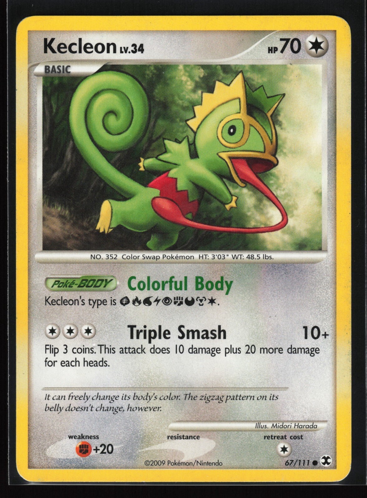 KECLEON Rising Rivals #67 RR(LP)(PKM)