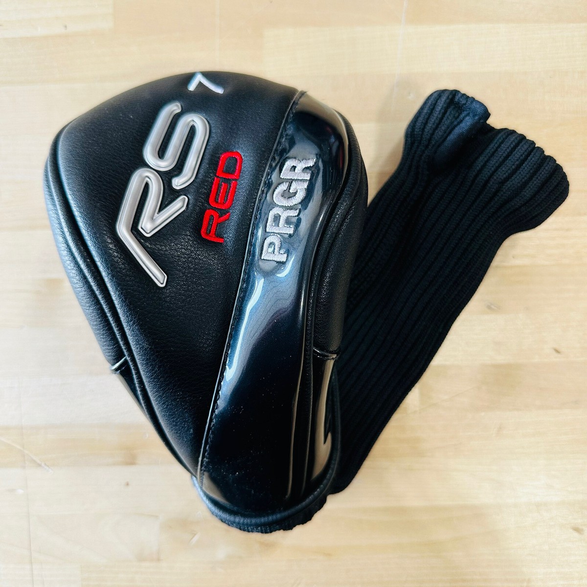 BRAND NEW PRGR RS Red 7 Fairway Wood Headcover Black/Red Head