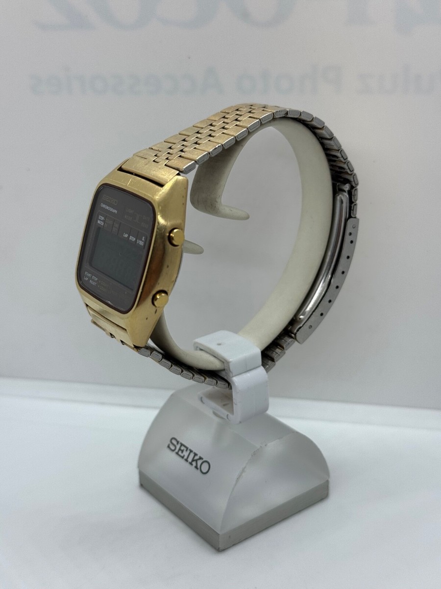 Seiko A127-5019 Vintage Digital Quartz Chronograph Wrist Watch