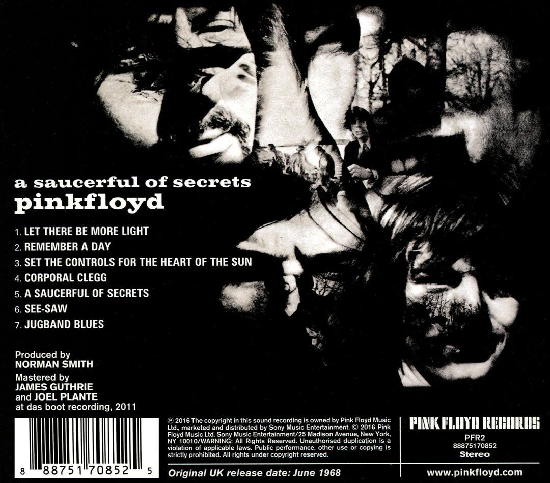 PINK FLOYD - A SAUCERFUL OF SECRETS NEW CD