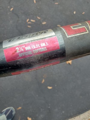 Batte De Softball Easton Reflex C-CORE SRX100-C - 33" / 24 Oz - Alliage - Diamètre Canon 12" - Occasion