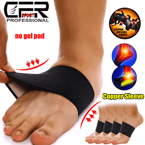 Compression Arch Support Plantar Fasciitis Gel Pad Brace Sleeve Ankle Foot Wrap - Picture 19 of 19