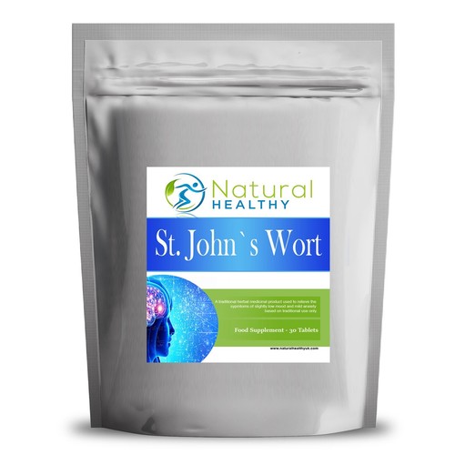 St John`s Wort 1000mg Tablets Mild Anxiety low mood High Strength