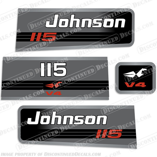 Calcomanías para Johnson 115 hp V4 - Imagen 1 de 1